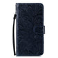 Lace Flower Embossing Pattern Horizontal Flip PU Leather Case with Holder & Card Slots & Wallet & Photo Frame & Lanyard