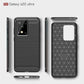 For Galaxy S20 Ultra Brushed Texture Carbon Fiber TPU Case