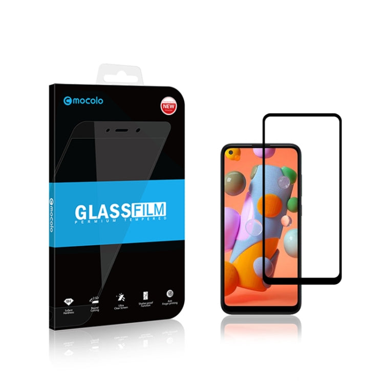 2PCS mocolo 0.33mm 9H 2.5D Full Glue Tempered Glass Film