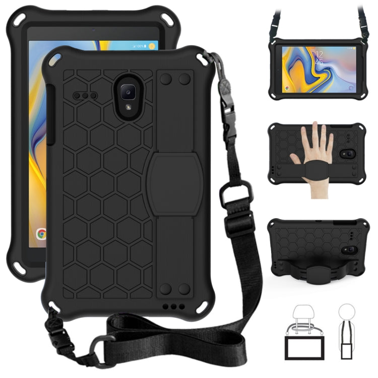 Honeycomb Design EVA + PC Four Corner Anti Falling Flat Protective Shell With Straps