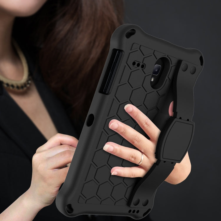 Honeycomb Design EVA + PC Four Corner Anti Falling Flat Protective Shell With Straps