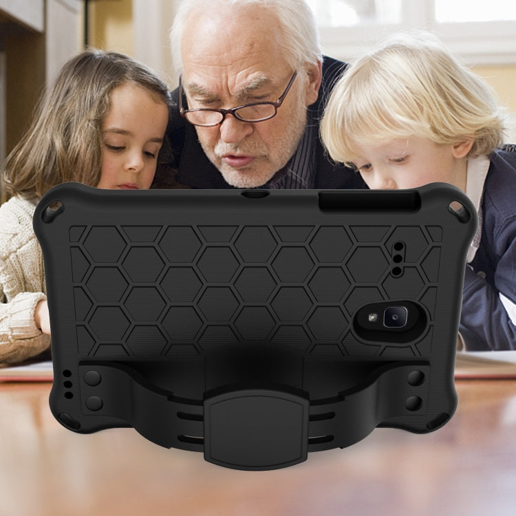 Honeycomb Design EVA + PC Four Corner Anti Falling Flat Protective Shell With Straps