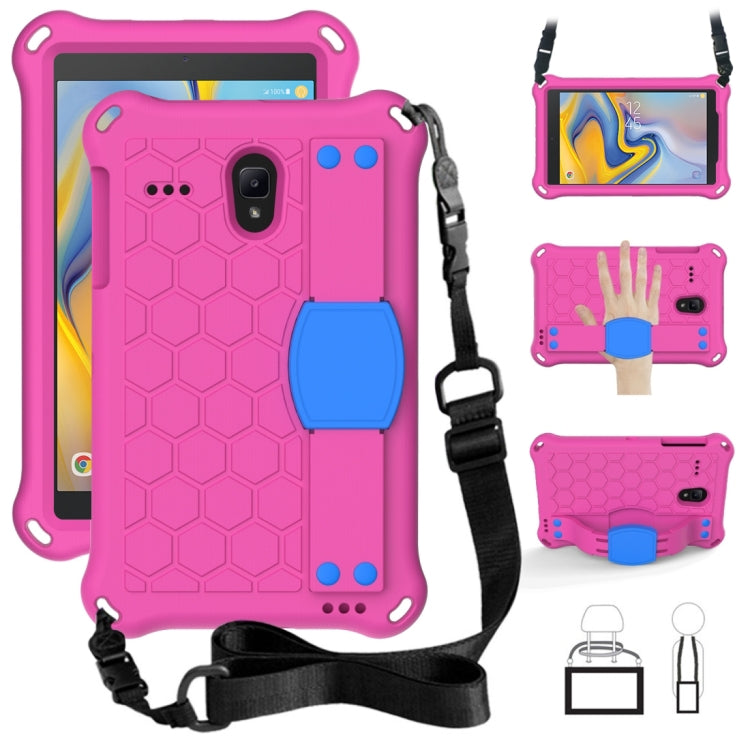 Honeycomb Design EVA + PC Four Corner Anti Falling Flat Protective Shell With Straps