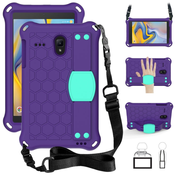 Honeycomb Design EVA + PC Four Corner Anti Falling Flat Protective Shell With Straps