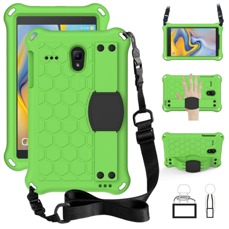 Honeycomb Design EVA + PC Four Corner Anti Falling Flat Protective Shell With Straps