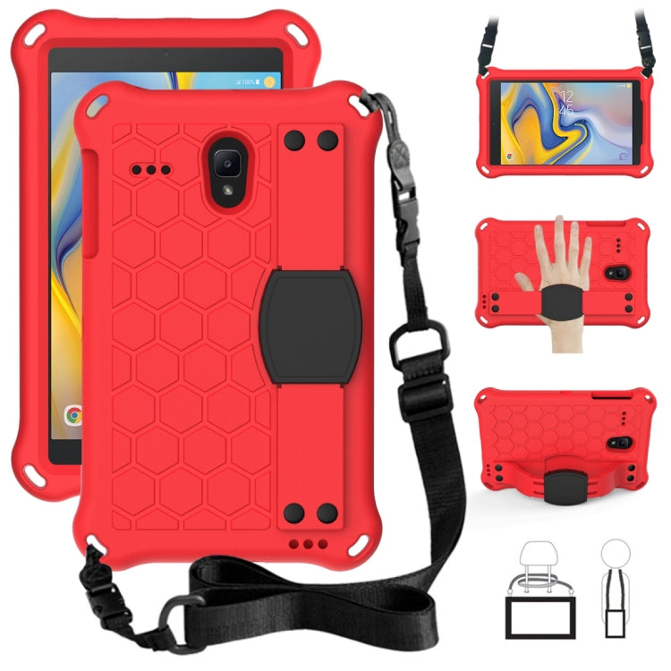 Honeycomb Design EVA + PC Four Corner Anti Falling Flat Protective Shell With Straps