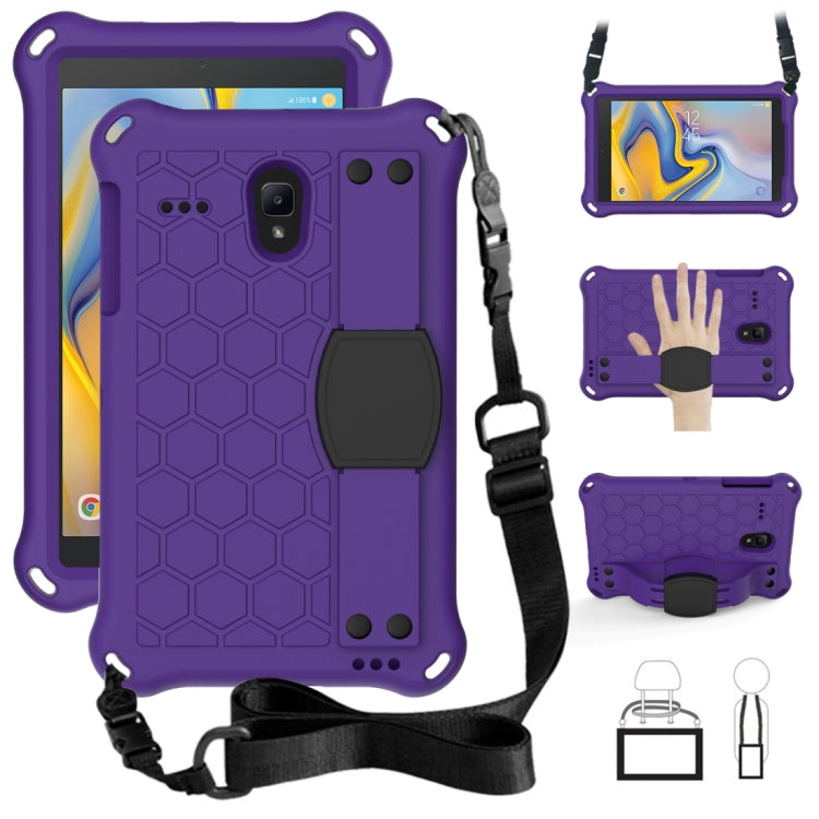 Honeycomb Design EVA + PC Four Corner Anti Falling Flat Protective Shell With Straps