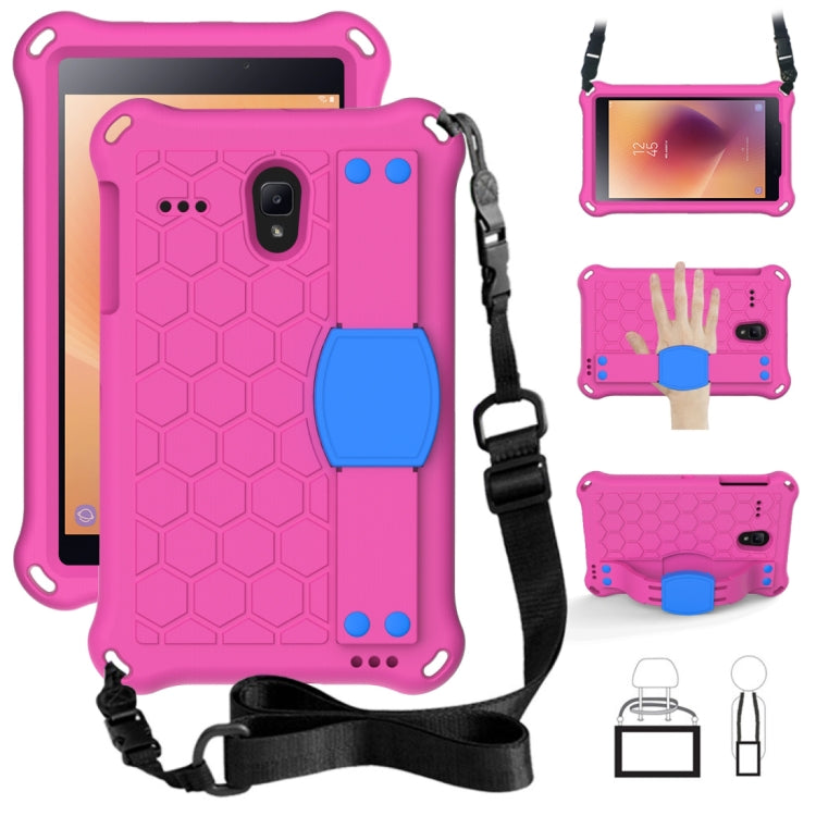Honeycomb Design EVA + PC Four Corner Anti Falling Flat Protective Shell With Straps
