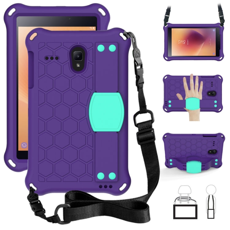 Honeycomb Design EVA + PC Four Corner Anti Falling Flat Protective Shell With Straps