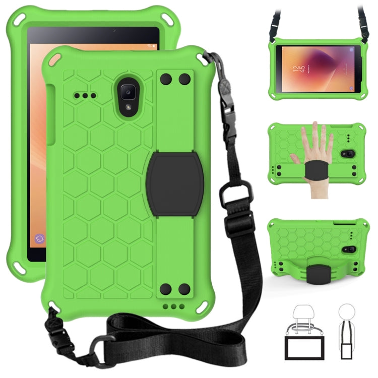 Honeycomb Design EVA + PC Four Corner Anti Falling Flat Protective Shell With Straps