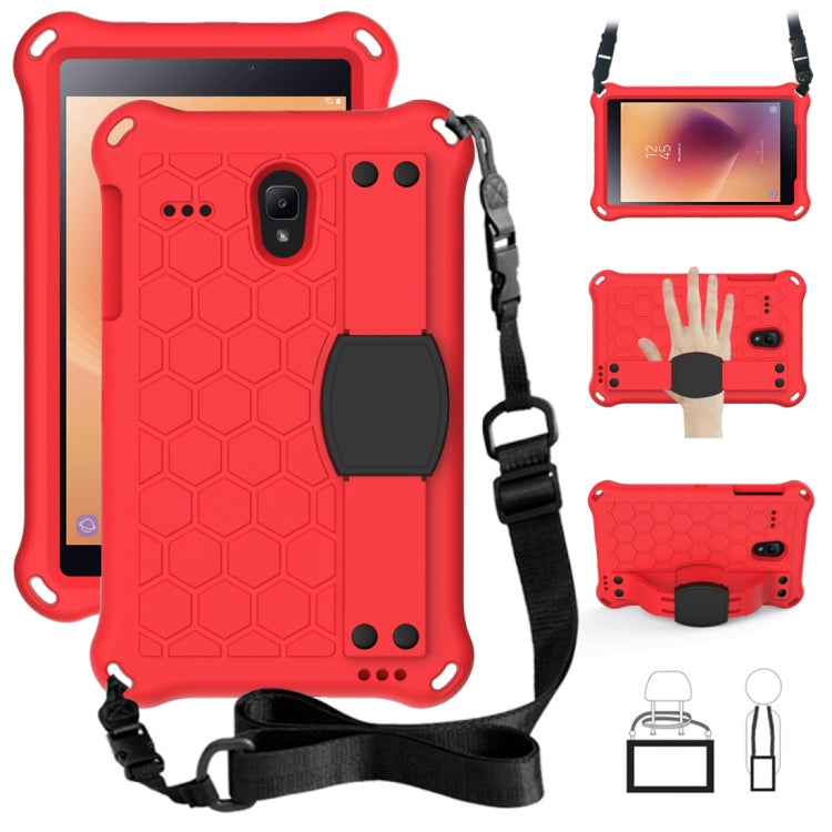 Honeycomb Design EVA + PC Four Corner Anti Falling Flat Protective Shell With Straps