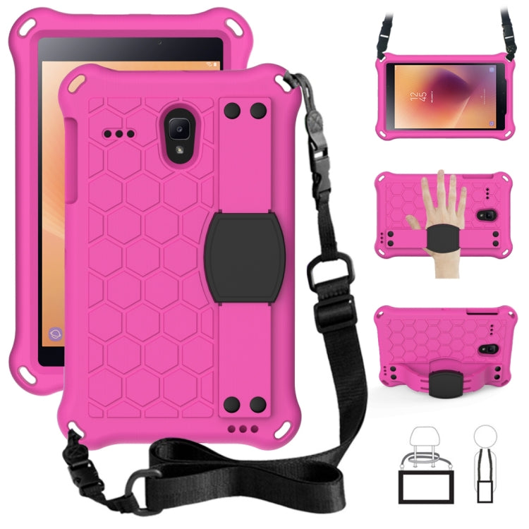 Honeycomb Design EVA + PC Four Corner Anti Falling Flat Protective Shell With Straps