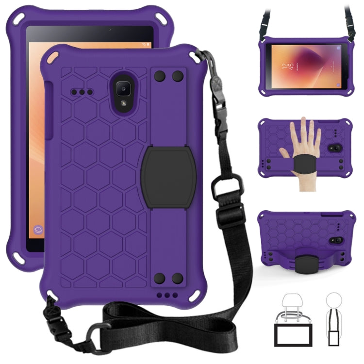 Honeycomb Design EVA + PC Four Corner Anti Falling Flat Protective Shell With Straps