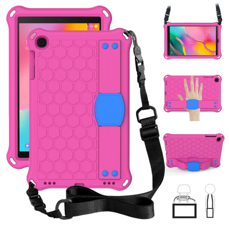 Honeycomb Design EVA + PC Four Corner Anti Falling Flat Protective Shell With Straps