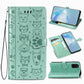 For Galaxy S20 Plus Cute Cat and Dog Embossed Horizontal Flip Leather Case with Bracket / Card Slot / Wallet / Lanyard