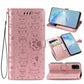 For Galaxy S20 Plus Cute Cat and Dog Embossed Horizontal Flip Leather Case with Bracket / Card Slot / Wallet / Lanyard