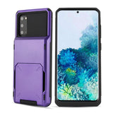 For Galaxy S20 Ultra TPU+PC With Card Case  Drop & Shockproof