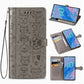 For  Galaxy Note 10 Pro Cute Cat and Dog Embossed Horizontal Flip Leather Case with Bracket / Card Slot / Wallet / Lanyard