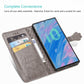 For  Galaxy Note 10 Pro Cute Cat and Dog Embossed Horizontal Flip Leather Case with Bracket / Card Slot / Wallet / Lanyard
