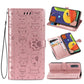 For Galaxy A70/A70S Cute Cat and Dog Embossed Horizontal Flip Leather Case with Bracket / Card Slot / Wallet / Lanyard