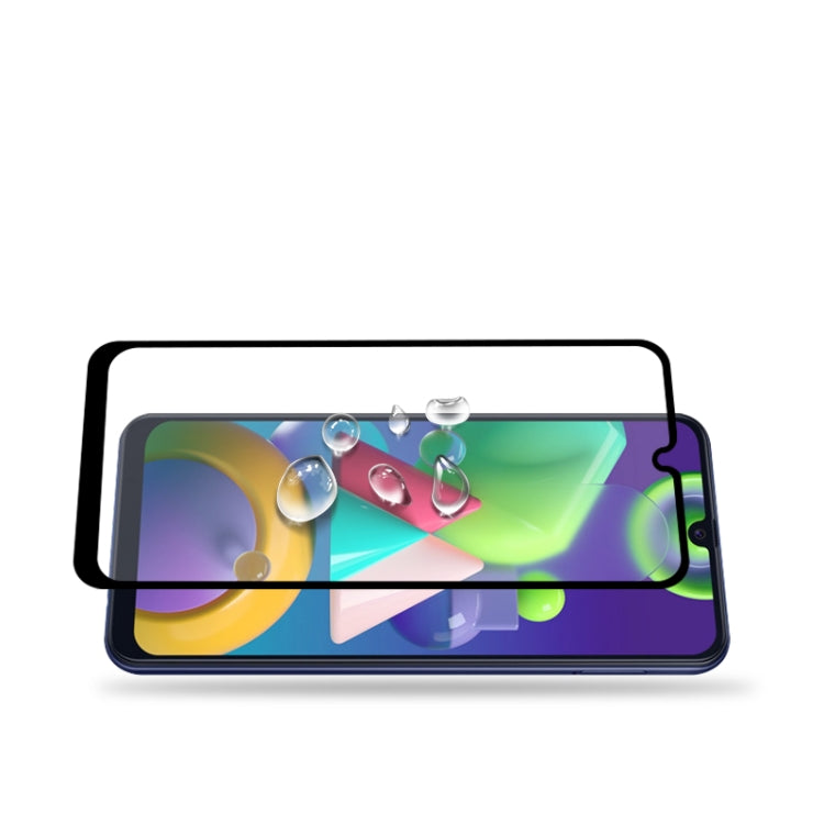 For Galaxy M21/ M31 mocolo 0.33mm 9H 2.5D Full Glue Tempered Glass Film