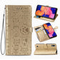 For Galaxy A10 Cute Cat and Dog Embossed Horizontal Flip Leather Case with Bracket / Card Slot / Wallet / Lanyard
