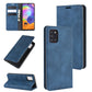 For Galaxy A31 Retro-skin Business Magnetic Suction Leather Case with Holder & Card Slots & Wallet