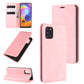 For Galaxy A31 Retro-skin Business Magnetic Suction Leather Case with Holder & Card Slots & Wallet