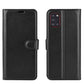 For Galaxy A31 Litchi Texture Horizontal Flip Protective Case with Holder & Card Slots & Wallet