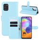 For Galaxy A31 Litchi Texture Horizontal Flip Protective Case with Holder & Card Slots & Wallet