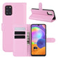For Galaxy A31 Litchi Texture Horizontal Flip Protective Case with Holder & Card Slots & Wallet