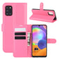 For Galaxy A31 Litchi Texture Horizontal Flip Protective Case with Holder & Card Slots & Wallet