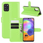 For Galaxy A31 Litchi Texture Horizontal Flip Protective Case with Holder & Card Slots & Wallet