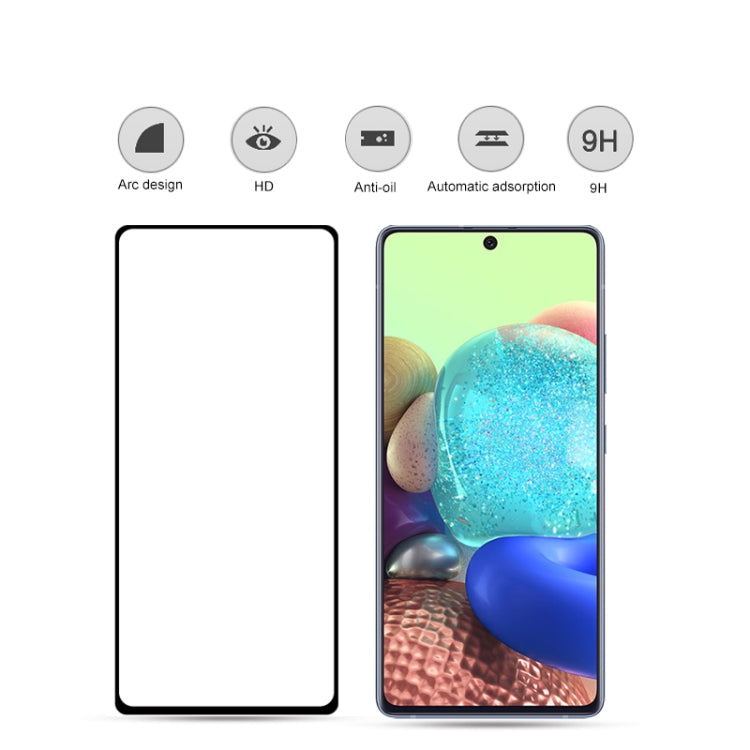 For Galaxy A71 5G mocolo 0.33mm 9H 2.5D Full Glue Tempered Glass Film, For Samsung Galaxy A71 5G