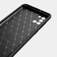 For Galaxy A31 Brushed Texture Carbon Fiber TPU Case