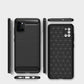 For Galaxy A31 Brushed Texture Carbon Fiber TPU Case