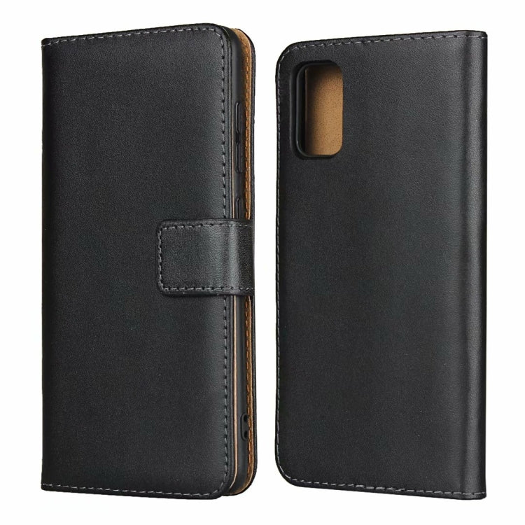 For Galaxy A41 Leather Horizontal Flip Holster With Magnetic Clasp and Bracket and Card Slot and Wallet