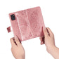 For Galaxy A31 Butterfly Love Flower Embossed Horizontal Flip Leather Case with Bracket / Card Slot / Wallet / Lanyard