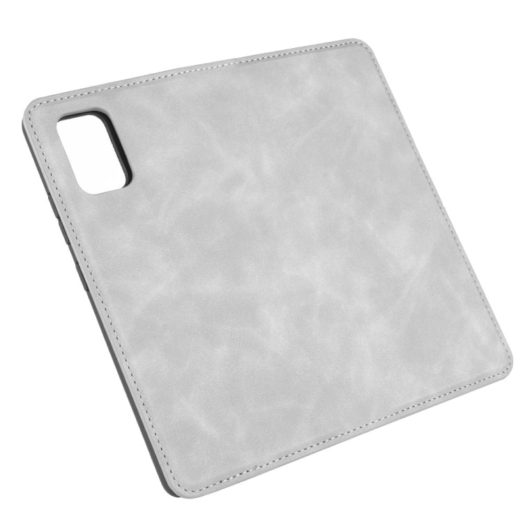 For Galaxy A71 5G Retro-skin Business Magnetic Suction Leather Case with Holder & Card Slots & Wallet