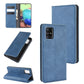 For Galaxy A71 5G Retro-skin Business Magnetic Suction Leather Case with Holder & Card Slots & Wallet