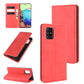For Galaxy A71 5G Retro-skin Business Magnetic Suction Leather Case with Holder & Card Slots & Wallet