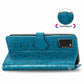 For Galaxy A41 Cute Cat and Dog Embossed Horizontal Flip Leather Case with Bracket / Card Slot / Wallet / Lanyard