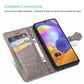 For Galaxy A31 Cute Cat and Dog Embossed Horizontal Flip Leather Case with Bracket / Card Slot / Wallet / Lanyard