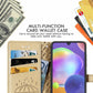 For Galaxy A31 Cute Cat and Dog Embossed Horizontal Flip Leather Case with Bracket / Card Slot / Wallet / Lanyard