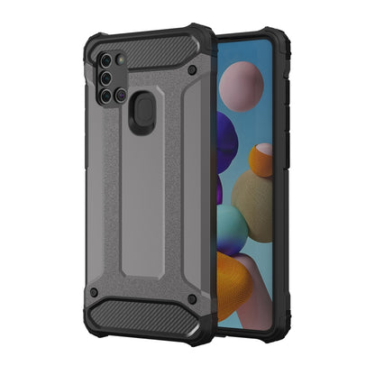For Galaxy A21s Magic Armor TPU + PC Combination Case