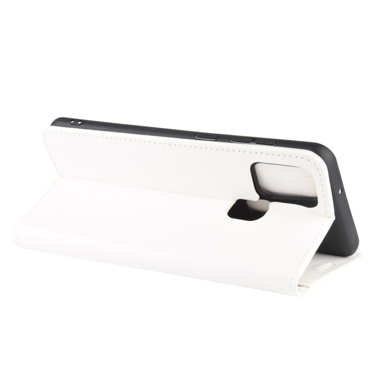 For Galaxy A21s R64 Texture Single Horizontal Flip Protective Case with Holder & Card Slots & Wallet& Photo Frame