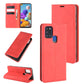 For Galaxy A21s Retro-skin Business Magnetic Suction Leather Case with Holder & Card Slots & Wallet
