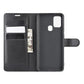 For Galaxy A21S Litchi Texture Horizontal Flip Protective Case with Holder & Card Slots & Wallet