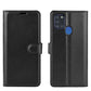 For Galaxy A21S Litchi Texture Horizontal Flip Protective Case with Holder & Card Slots & Wallet