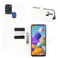 For Galaxy A21S Litchi Texture Horizontal Flip Protective Case with Holder & Card Slots & Wallet